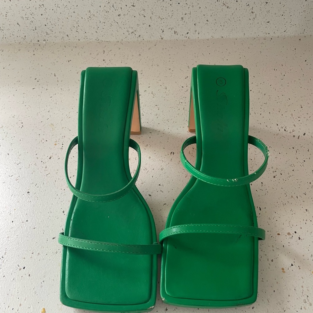 Green heels